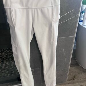 Athleta White Leggings